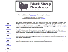 Tablet Screenshot of blacksheepnewsletter.net